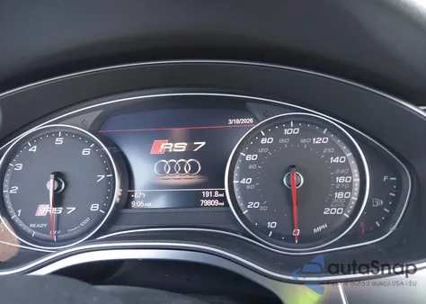 2016 Audi Rs 7 4.0T Prestige из США, поврежденный, VIN WUAW2AFC7GN900227